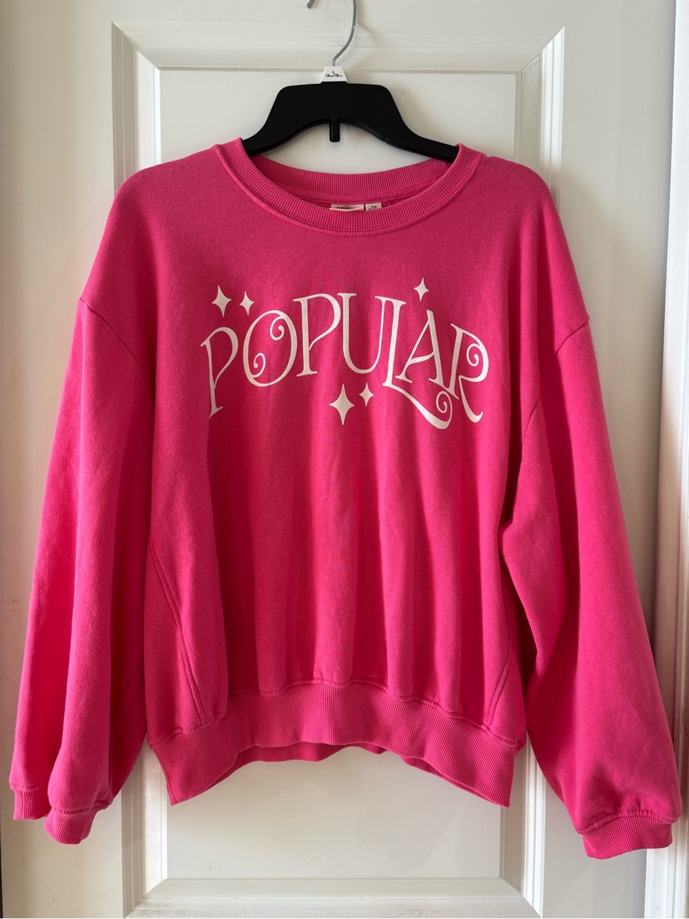 Wicked Glinda Popular Graphic Sweatshirt - Hot Pink Women’s Crewneck Small